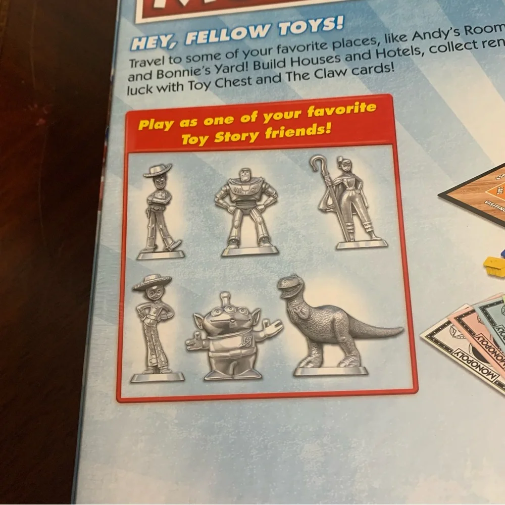 NWT Hasbro Disney Pixar Toy Story Monopoly Game